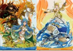 【中古】クリアファイル アスナ＆キリト/アリス＆ユージオ A4クリアファイル2枚セット 「一番くじ ソードアート・オンライン GAME PROJECT メモリー・デフラグ part1」 E賞