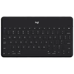ロジクール KEYS-TO-GO iK1042BKA 第9世代 iPad iPhone キーボード ポータブル ブラック Bluetooth 薄型 充電式 iPhoneスタンド付 ワイヤレス 無線 [並行輸入品] 