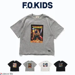 F.O.KIDS エフオーキッズ トップス Warner Bros. ワーナーブラザーズ コラボTシャツ 男の子 女の子 春 夏 秋 100 110 120 130 140 150 R307154 グーニーズ グレー/GY
