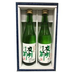 ★日本酒 正規特約　限定流通商品 長野県 小野酒造店 夜明け前 純米吟醸　山田錦　生一本（火入れ+生） 720ml　２本セット ＜数量限定＞正規特約店 化粧箱付