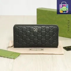【今日特価】Gucci グッチ シングルジッパーポーチ オリジナル頭層レザー圧花で良好な手触りと充実した収納を備える-WTO輸入2