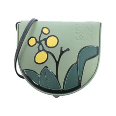 LOEWEヒールポーチ斜めがけビジューフラワー