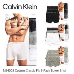Calvin klein nb4003 3-Pack メンズ ボクサーパンツ