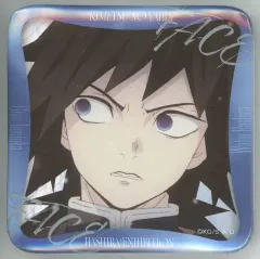 【中古】バッジ・ビンズ 冨岡義勇(デザイン42) 「アニメ 鬼滅の刃 柱展 -そして無限城へ- 柱百景～マニアック缶バッジ15～ 冨岡義勇」