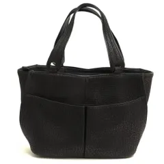 【極美品 希少 高級】シャークスキン ハンドバック ブラック ゴールド金具 シャーク バッグ ブラック フォーマル 高級シャークスキン