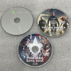 【NPA】MARVEL CAPTAIN AMERICA マーベル キャプテンアメリカ DVD 3作品 ディスクのみ