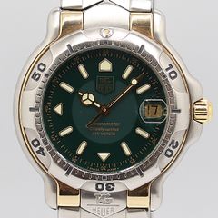 デッドストック級 稼働 タグホイヤー 6000 AT WH5153-K1 グリーン文字盤 メンズ腕時計 0029700 4DKT REI KMR ABC 15811