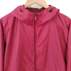 (^w^)b UNIQLO ユニクロ 069525 ジップアップパーカー ウィンドブレーカー アウター 長袖 撥水加工 スポーツ ジム トレーニング ランニング ウォーキング フィットネス アウトドア レジャー デイリー タウンユース メンズ レッド サイズL