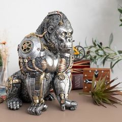 置物 ゴリラ アニマル 動物 ポップ オーナメント インテリア ポップ オブジェ レトロ感 かっこいい ユニーク プレゼント おしゃれ アメリカン雑貨 異世界風 機械 マシン 雑貨 小物