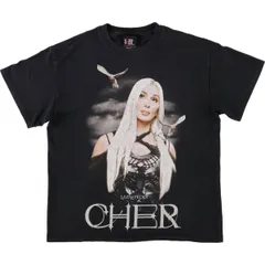 CHER/シェール/TOUR2002Tシャツ/Size:L/ 匿名配送/送料無料 CREW NECK T-SHIRT／CHANTECLAIR （シャントクレール） / Shop