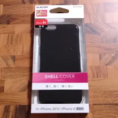 iPhone 6s ／ iPhone 6 シェルカバー ポリカーボネート 薄くてスリムなケース  BK ブラック