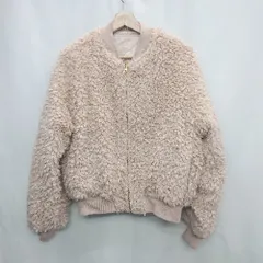 ◇ ⊇ earth music&ecology アース ミュージック＆エコロジー リバーシブル 長袖 ブルゾン サイズF ピンク系 レディース E  【1503050033008】