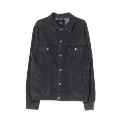 ZARA(ザラ) ブラックデニム デニム ジャケット