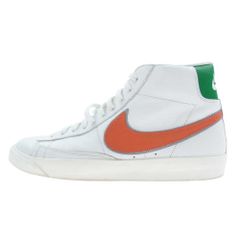 NIKE 나이키 스니커 CJ6101-100 STRANGER THINGS 스트레인저싱스 HAWKINS HIGH PACK BLAZER 호킨스 하이 팩 브레이저 스니커 화이트계 레드계 그린계 28[중고]