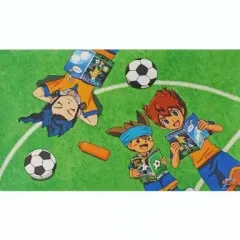 【中古】ブックカバー・しおり(キャラクター) 京介＆信助＆天馬(フィールド/描き下ろし) 「イナズマイレブンGO ストーンペーパーブックカバーコレクション」