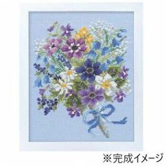 クロスステッチ 完成品 スズランブーケ - メルカリ