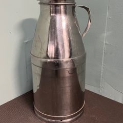 牛乳 輸送 ミルク缶 牛乳缶 ヴィンテージ 金属製 ミルクジャグ 取って