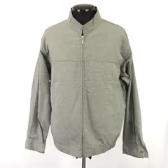 90s?/Vintage★GIANNI VALENTINO【ジャンニ・ヴァレンティノ】 ジップアップジャケット【メンズL/グレー系/gray】アウター/ブルゾン/Jacket/Jumper◆BJ040-fのサムネイル
