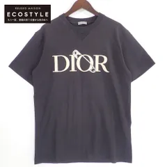 袖丈半袖DIOR x ジュディブレイム ジャイアントロゴ 安全ピン  Tシャツ