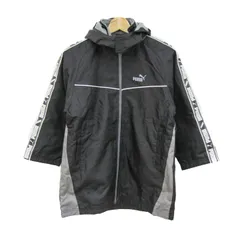 プーマ 中綿ジャケット ジャンパー アウター スポーツウエア キッズ 男の子用 130サイズ ブラック PUMA 【中古】