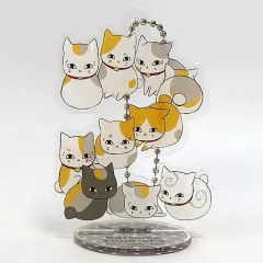 【中古】キーホルダー ニャンコ先生＆黒ニャンコ(2) アクリルスタンド 「夏目友人帳」 LaLa 2023年10月号付録