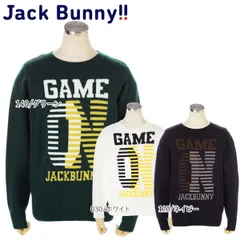 【大特価80%OFF】Jack Bunny!!（ジャックバニー） インターシャ クルーネックニット プルオーバー (JUNIOR)  264-9270047