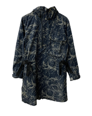 スノーピーク Snow Peak Indigo C /N Anorak Pullover (Marble Effect Print) JK-16SU013 コート 総柄 ネイビー Sサイズ 201MT-2545