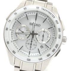 セイコー SEIKO SAGA169/8B82-0AP0 ブライツ クロノグラフ ソーラー電波 メンズ良品箱・保証書付き_875168