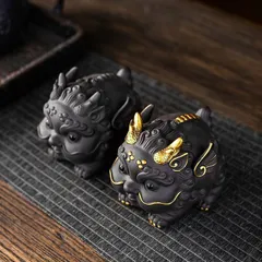 翡翠　置物　貔貅 (ヒキュウ) 貔貅 ヒキュウ 翡翠 置物 オブジェ 厄除け 縁起物 開運 健康運