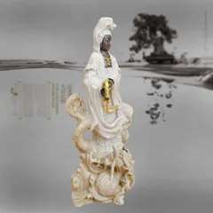 観音菩薩 神 神様 仏 仏像 樹脂 インテリア オブジェ 幸運 長寿 縁起物 魔除け 厄除 開運 幸運 財運 金運 安産祈願 無病息災 子宝 健康運 リビング 玄関