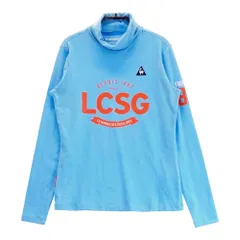 サイズ：M LECOQ GOLF ルコックゴルフ  タートルネック長袖Tシャツ  ブルー系 [240101266076]# ゴルフウェア レディース ストスト