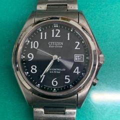 シチズン OXY エコドライブ GMT 24時間計 黒文字盤 稼働品 希少モデル 