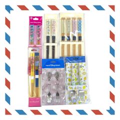 ディズニー お箸＆カトラリーセット【6点セット】ミッキー＆ミニー＆美女と野獣＆チップ＆デール＆和柄＆梅柄＆レモン 東京ディズニーリゾート TDR