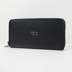 ディーゼル DIESEL 長財布 メンズ ラウンドファスナー ロゴ レザー ブラック X09015 P0685 T8013