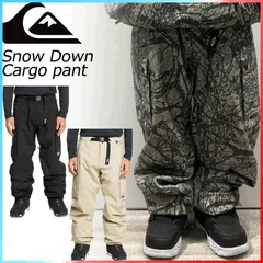 24-25 QUIKSILVER/クイックシルバー SNOW DOWN CARGO pant メンズ レディース 防水パンツ スノーボードウェア スノーウェアー 2025