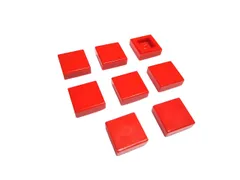 レゴ★未使用！赤色の１×１タイル８点セット