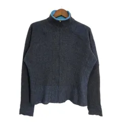 MOUNTAIN HARDWEAR マウンテンハードウェア フルジップ ウール ニット セーター アウトドア グレー (レディース XL) 中古 古着 S6327