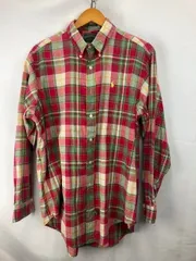 POLO COUNTRY RALPH LAUREN　マドラスチェック　ボタンダウンシャツ　サイズⅬ　06022009　01