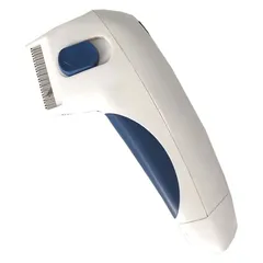 ペット用 グルーミングコーム  電気 撃退 シラミ取り ダニ取り ノミ取り くし 犬 猫 毛玉 リムーバー [定形外郵便、送料無料]mer002のサムネイル