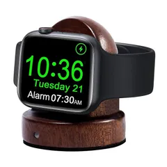【在庫セール】Xunhomon For Apple Watch 充電器スタンド 木製 アップルウォッチ 充電スタンド 磁気充電器ワイヤレス 急速充電 apple watch Series 9 8 7 6 5 4 3 2 1 Ultra SE 38mm
