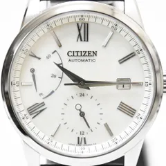 2024年最新】シチズン 腕時計 メンズ CITIZEN 自動巻き ホワイト