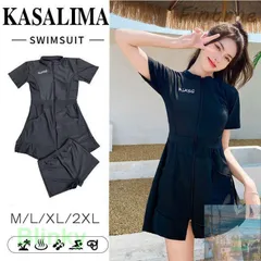 【美品・未使用新品】フィットネス水着 レディース カバーアップ水着 セパレート かわいい ママ水着 体型カバー水着 オトナ女子 ラッシュガード 半袖 レイヤード ハーフパンツ