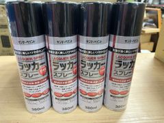 特価品　サンデーペイント　ラッカースプレー　380ｍｌ　黒　12本　日本製