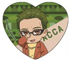 [중고] 배지 핀즈 파인 [ACCA13구 감찰과 Regards 하트형 라메아크릴 배지]