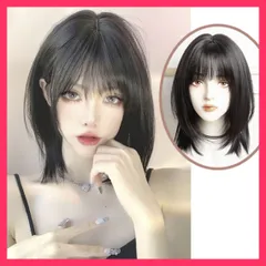 2024年最新】ウィッグ ロング フルウィッグ ミディアム グラデーション 自然 つけ毛 エクステ かつら wig セミロング コスプレ 小顔効果抜群  可愛い 耐熱ウィッグの人気アイテム - メルカリ