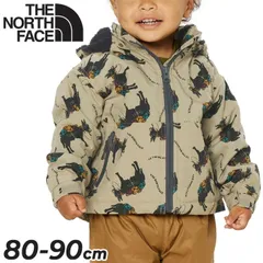  ノースフェイス ジャケット 裏フリース ベビーウェア 80cm 90cm 用 アウター THE NORTH FACE ノベルティコンパクトノマドジャケット はっ水 防風 総柄 ベビー服/NPB72452