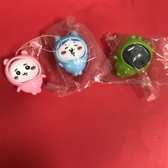 ちいかわ　おきがえパジャママスコット　３個セット　カプセルトイ　ガチャガチャ