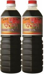 賞味期限満タン  鹿児島の甘い醤油　かねよ　母ゆずり1リットル２本セット　※濃口・薄口本数選べます