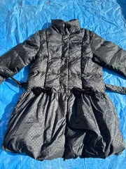 シャリーテンプル⭐︎ハートロゴファーコート黒