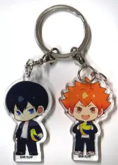 【中古】キーホルダー 日向翔陽＆影山飛雄 「ハイキュー!! トレーディングアクリルキーホルダーセット JF2025ver.」 ジャンプフェスタ2025グッズ
